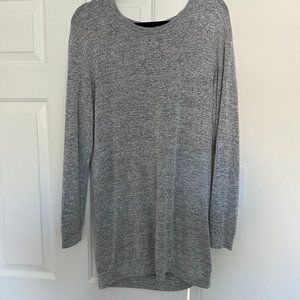 WILFRED FREE Long Sleeve Grey T-Shirt Dress